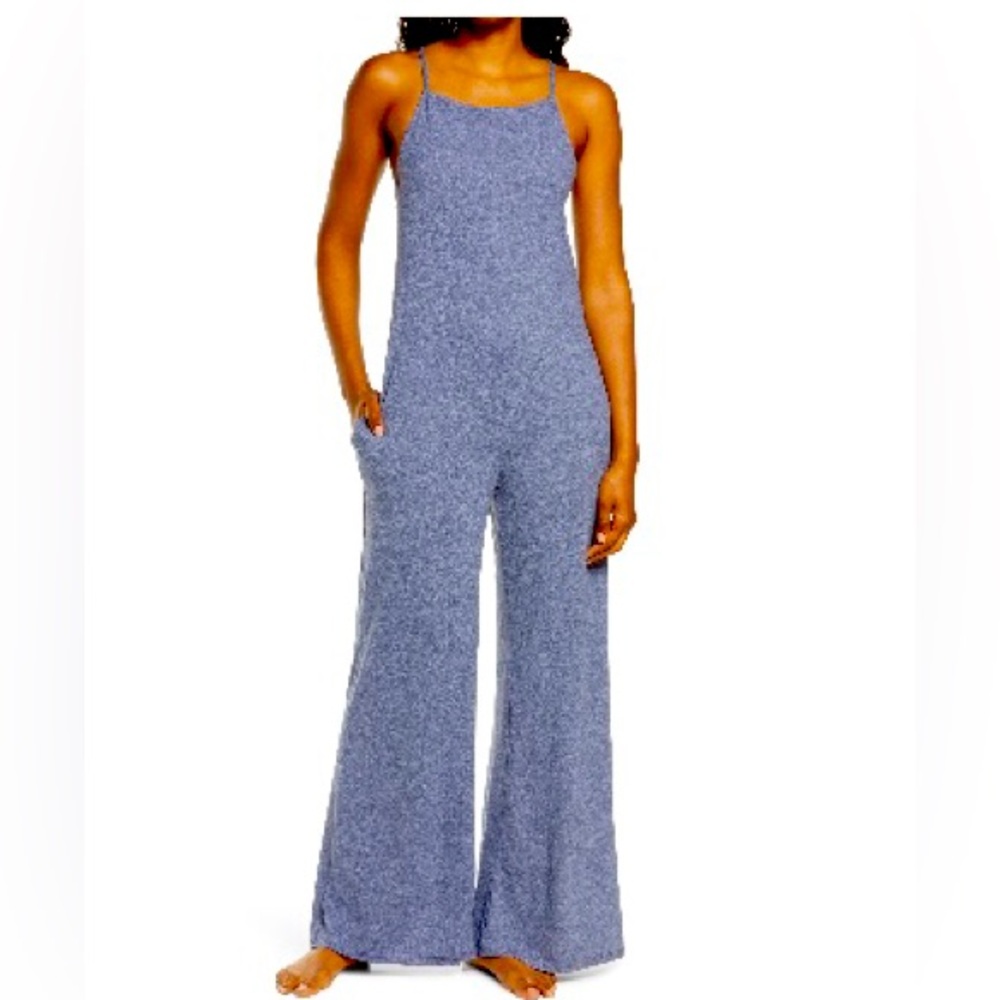 Soft knit breezy jumpsuit.